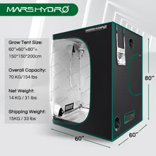 Afbeelding in Gallery-weergave laden, Mars Hydro FC E 6500 150x150x200cm Complete Grow Tent Kits
