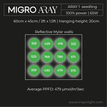Afbeelding in Gallery-weergave laden, MIGRO ARAY 1 Seedling Grow Light
