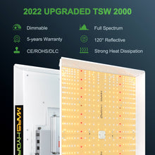 Load image into Gallery viewer, Mars Hydro TSW 2000 LED +120x120x200cm Grow Tent Kits incl. Speed Controller
