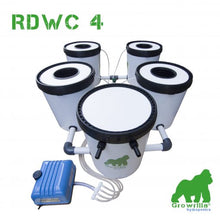 Afbeelding in Gallery-weergave laden, Growrilla Hydroponic RDWC 4- bucket systeem
